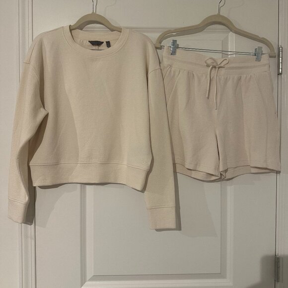 Danskin Cream Crew Neck Sweater - Picture 1 of 10